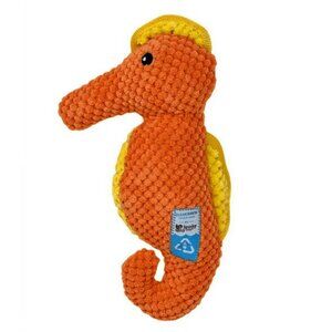 🆕 Spunky Pup Clean Earth Recycled Plush Dog Toy - Seahorse